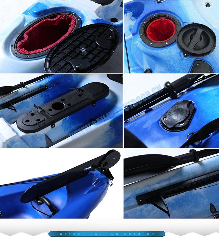 13FT Cheap Fishing Kayaks Boat Canoe with Kayak Accessories