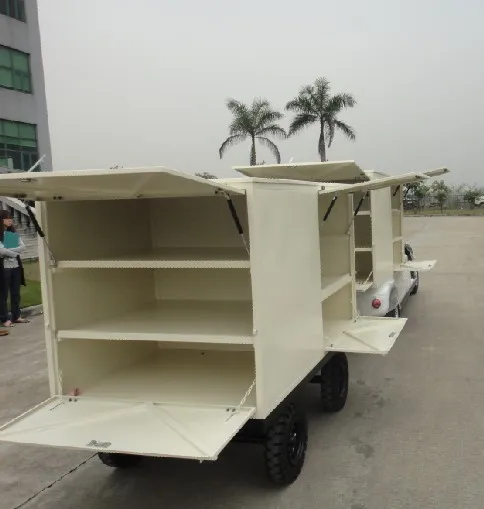 2 Seaters Electric Catering Trailer Food Truck