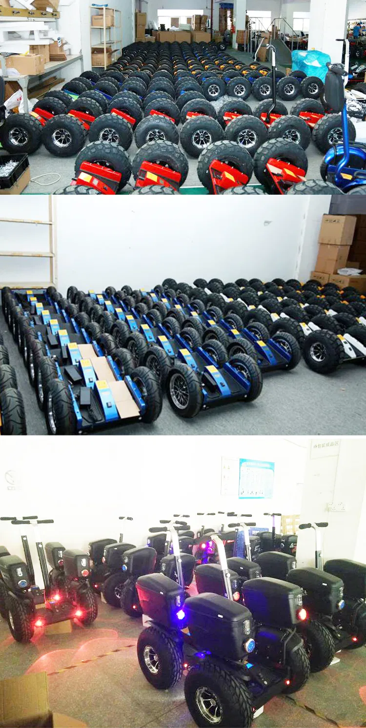 2020 Stand up Electric Scooter 2400W Trend Police Patrol Transport Vehicle with Flash Lights Handle Scooter