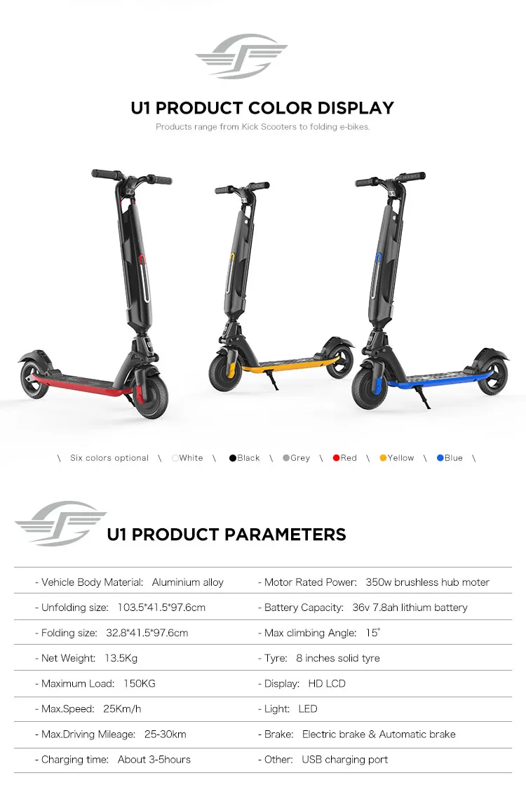 350W 36V China supplier Wholesale Sharing E Scooter Long Range 30km Per Charge
