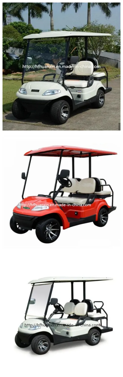 4 Seater Battery Golf Cart Golf Buggy with 48V 3kw Motor 1266A-5201