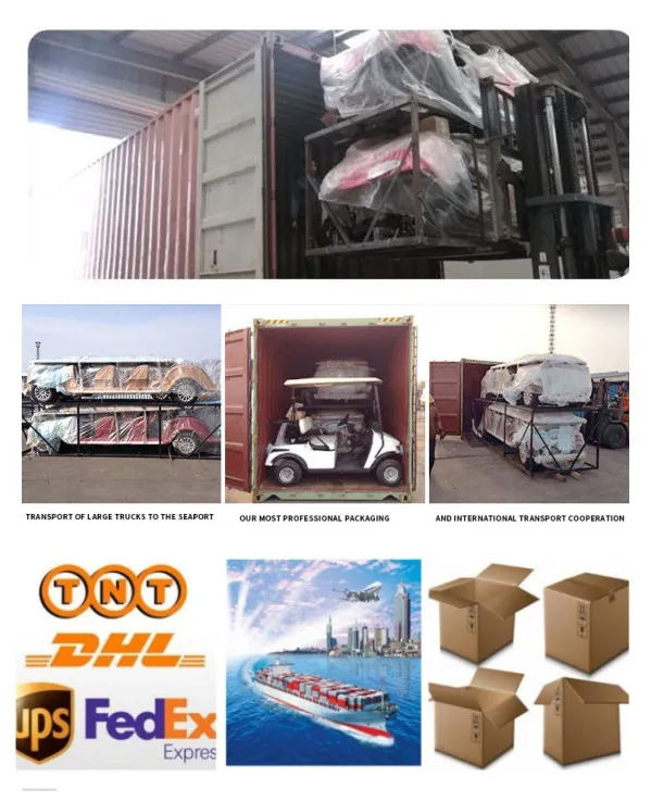 4 Seater Battery Golf Cart Golf Buggy with 48V 3kw Motor 1266A-5201