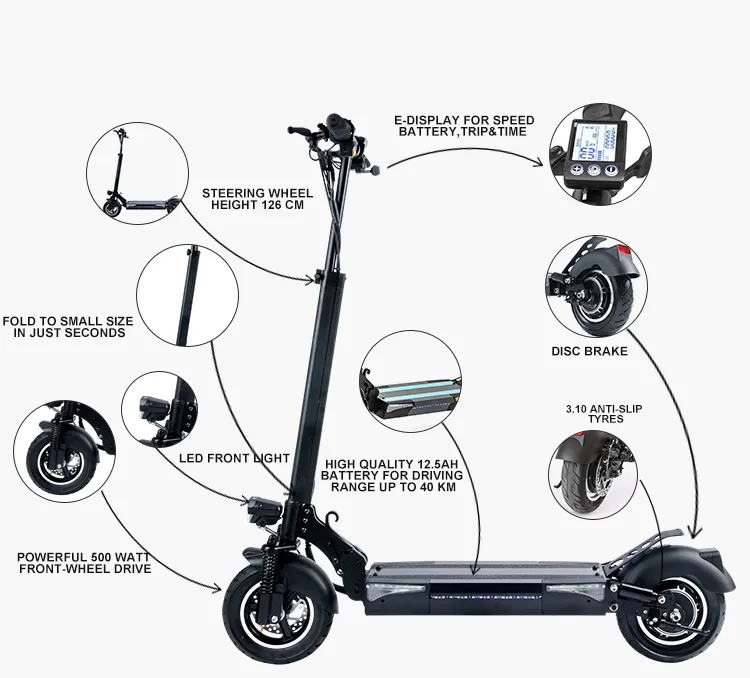 Best Price Electric Scooter 48V 600W Drop Shipping Electric Scooter Wholesale