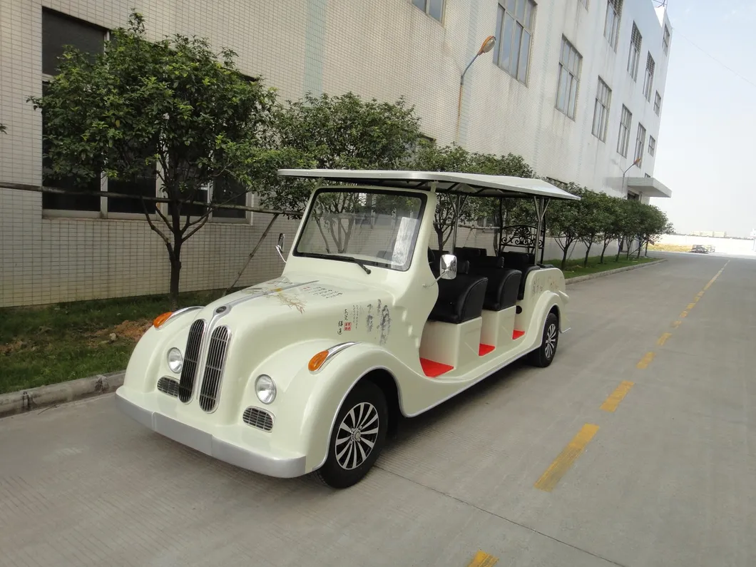 6/8 Seats Romantic Electric Classic Tourist Car for Wedding/Resort/Club Ce Conformity