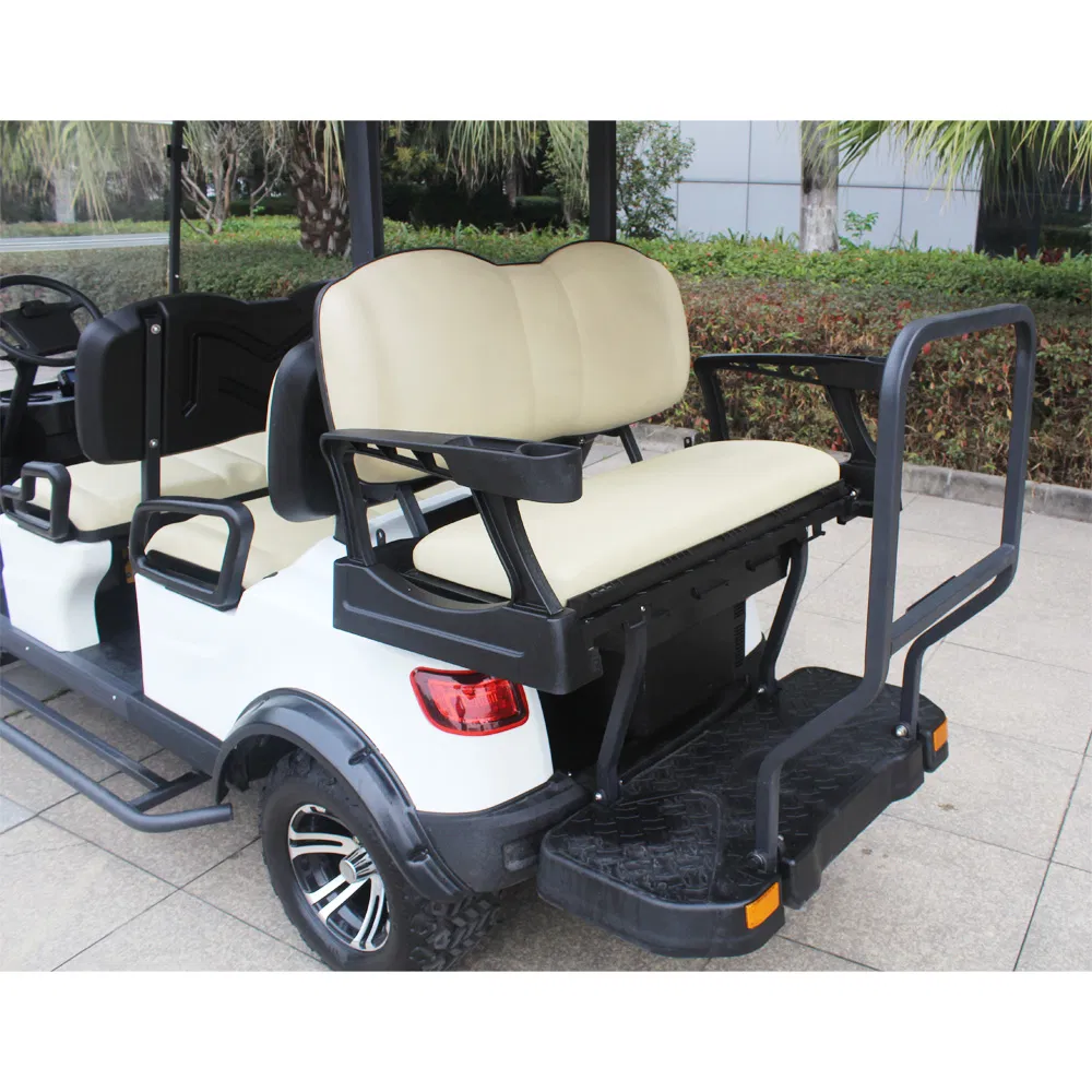 6 Person Low Speed Electric Lifted Golf Cart for Sale (DH-M4+2)