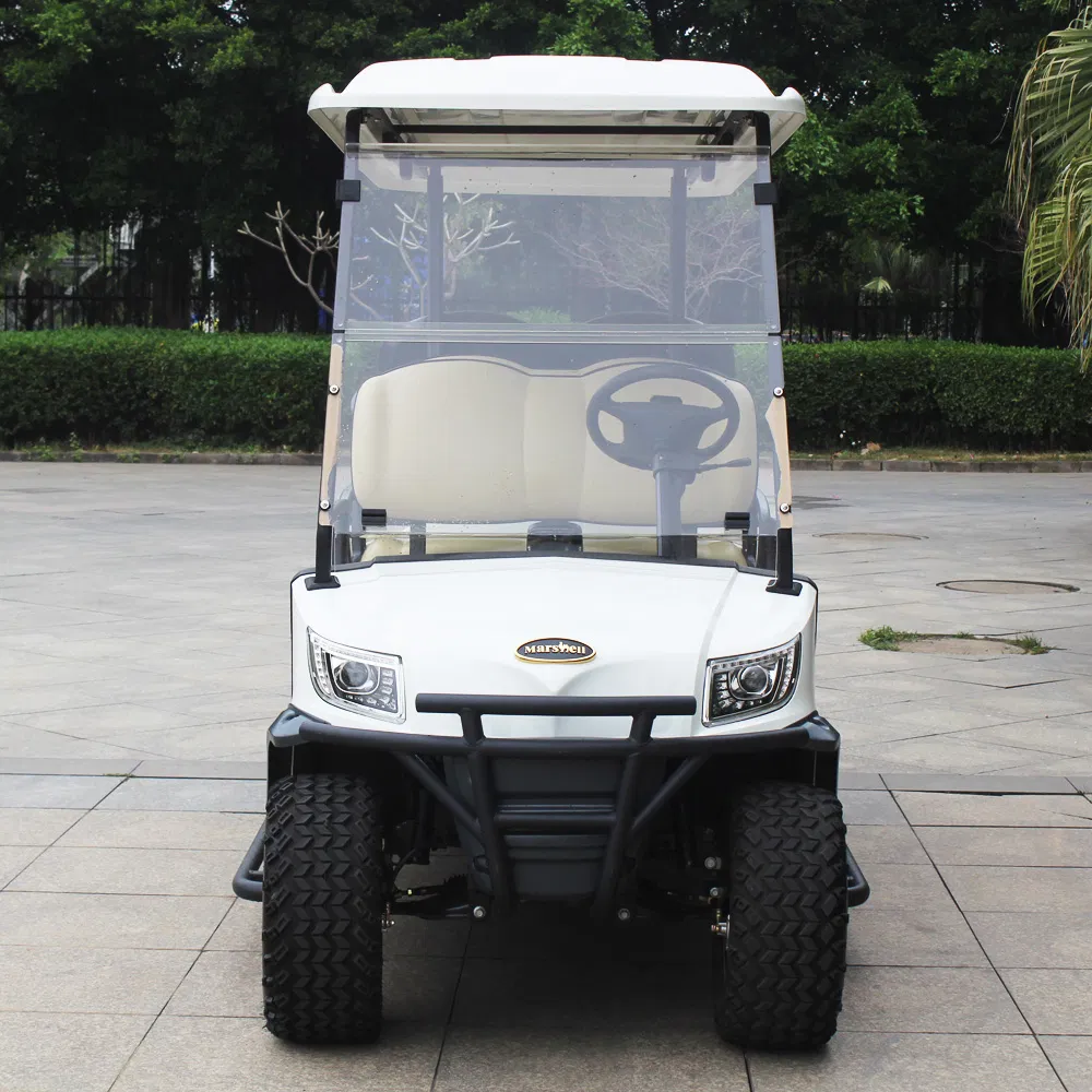 6 Seater Electric Lifted Golf Car Electric Sightseeing Golf Cart with Windshield (DH-M4+2)