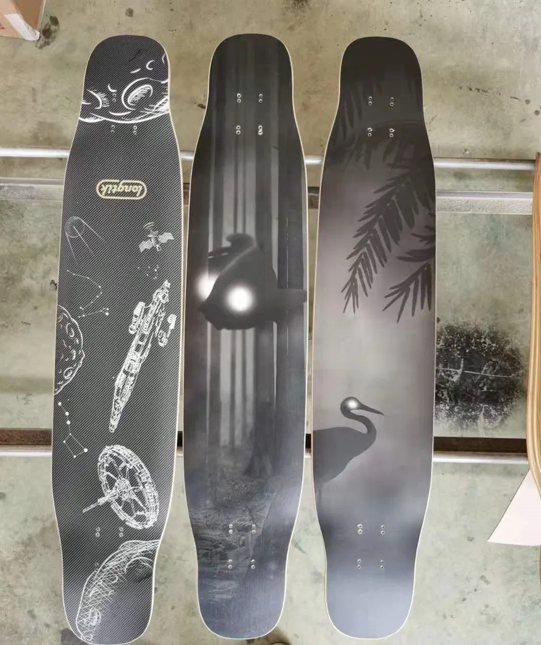 7ply Maple Mixed Bamboo Street Free Dancing Skateboard