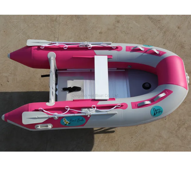 8.8feet 2.7m Aluminum Floor Orca Hypalon PVC Inflatable Boat Fishing Boat Sport Boat Marine Rescue Boat Line Fishing Boat Fishing Dinghy Rubber Dinghy for Sale