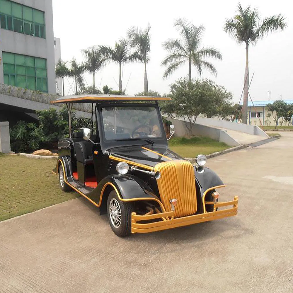 8 Seaters Classic Cars Electric Trolley Equipment Sightseeing Club Golf Car for Sale