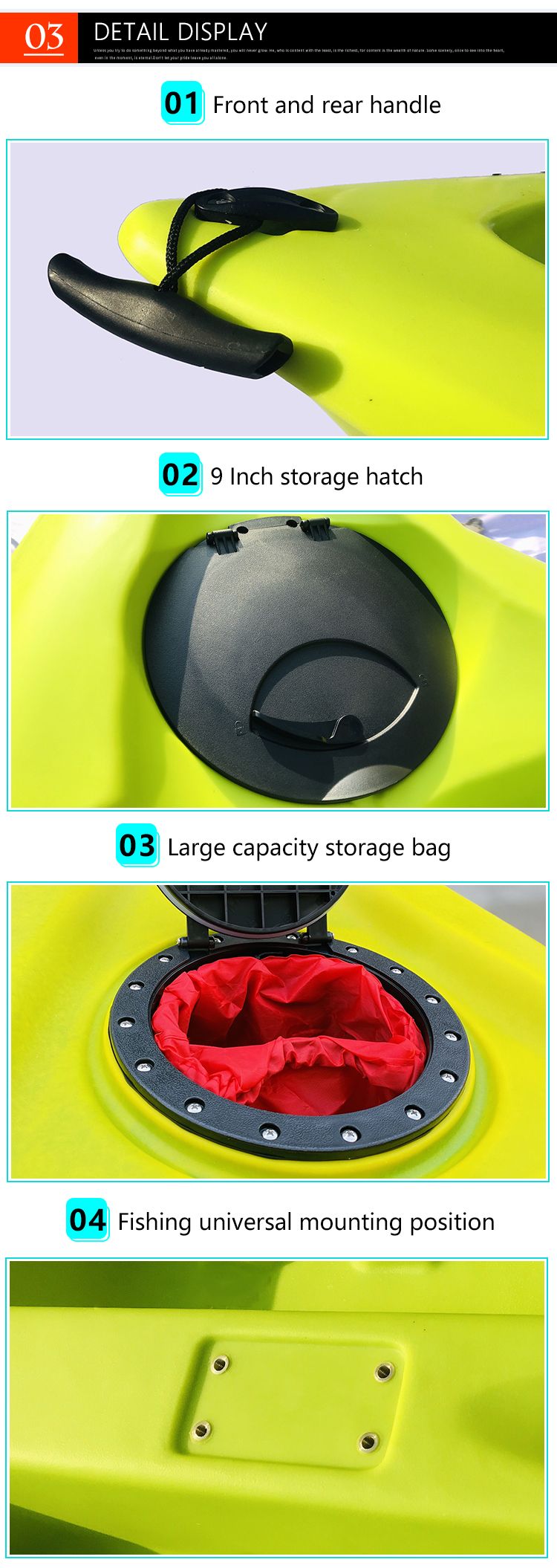 9FT Cheap Canoes Plastic Kayak Made in China for Both Fishing and Recreation