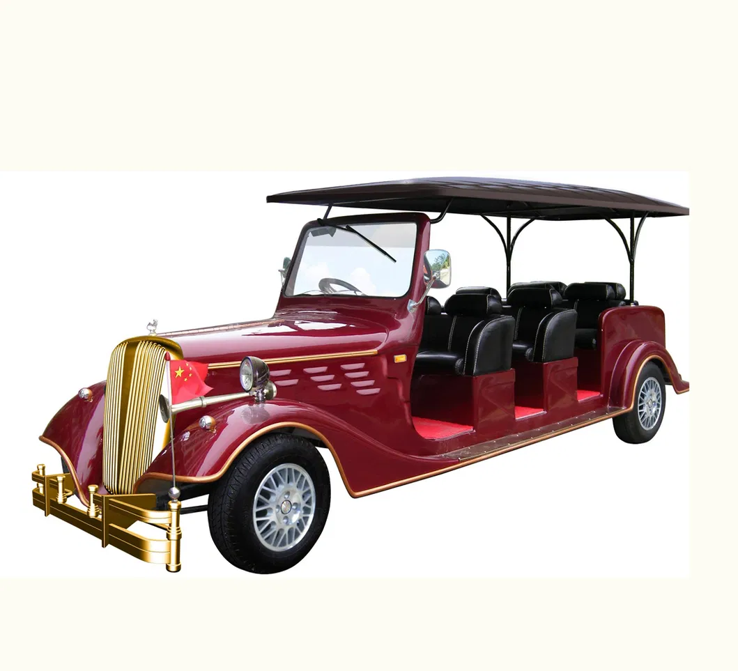 All Aluminum Alloy Floor Sightseeing Club Buggy Long Durability Electric Golf Car with Windshield