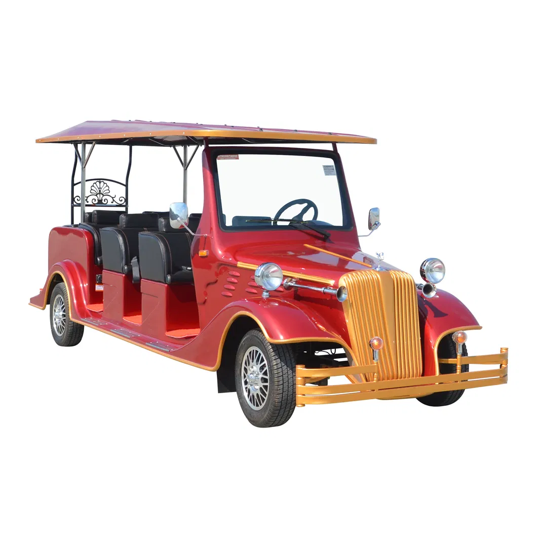 All Aluminum Alloy Floor Sightseeing Club Buggy Long Durability Electric Golf Car with Windshield