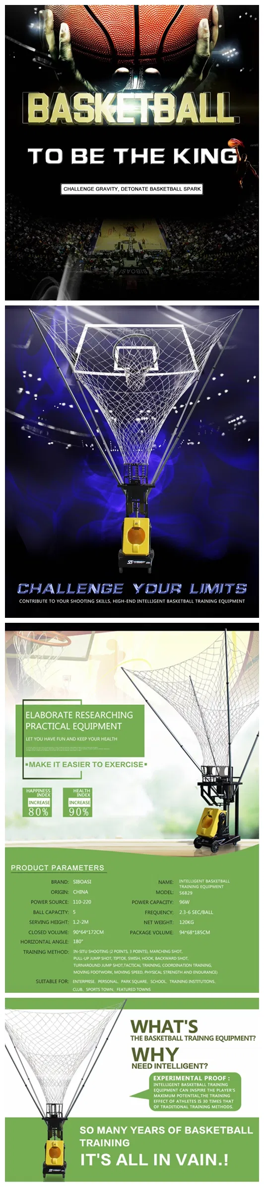 Basketball Shooter Gun Training Equipment (S6829)