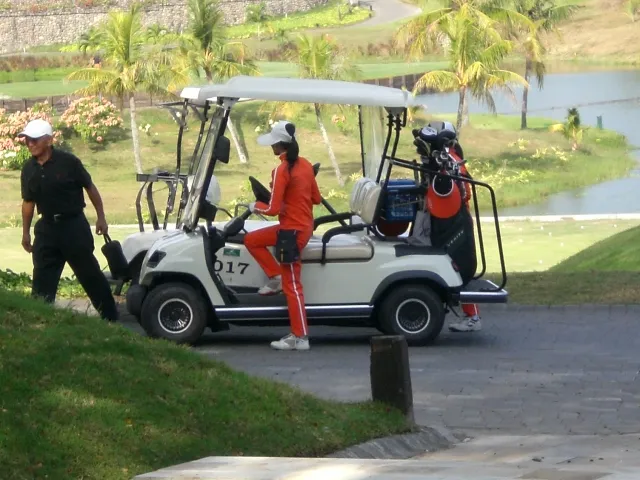 Battery Operated 2 Seaters Electric Hotel Cart