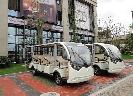 Battery Power 14 Seater Sightseeing Car