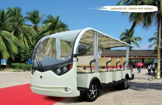 Battery Power 14 Seater Sightseeing Car