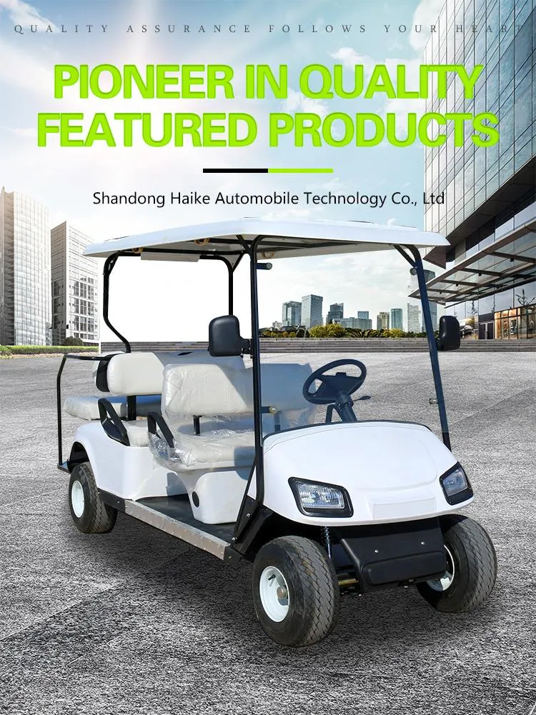 Best-Selling High Standard 6 Passenger Electric Golf Hotel Scooter Carts
