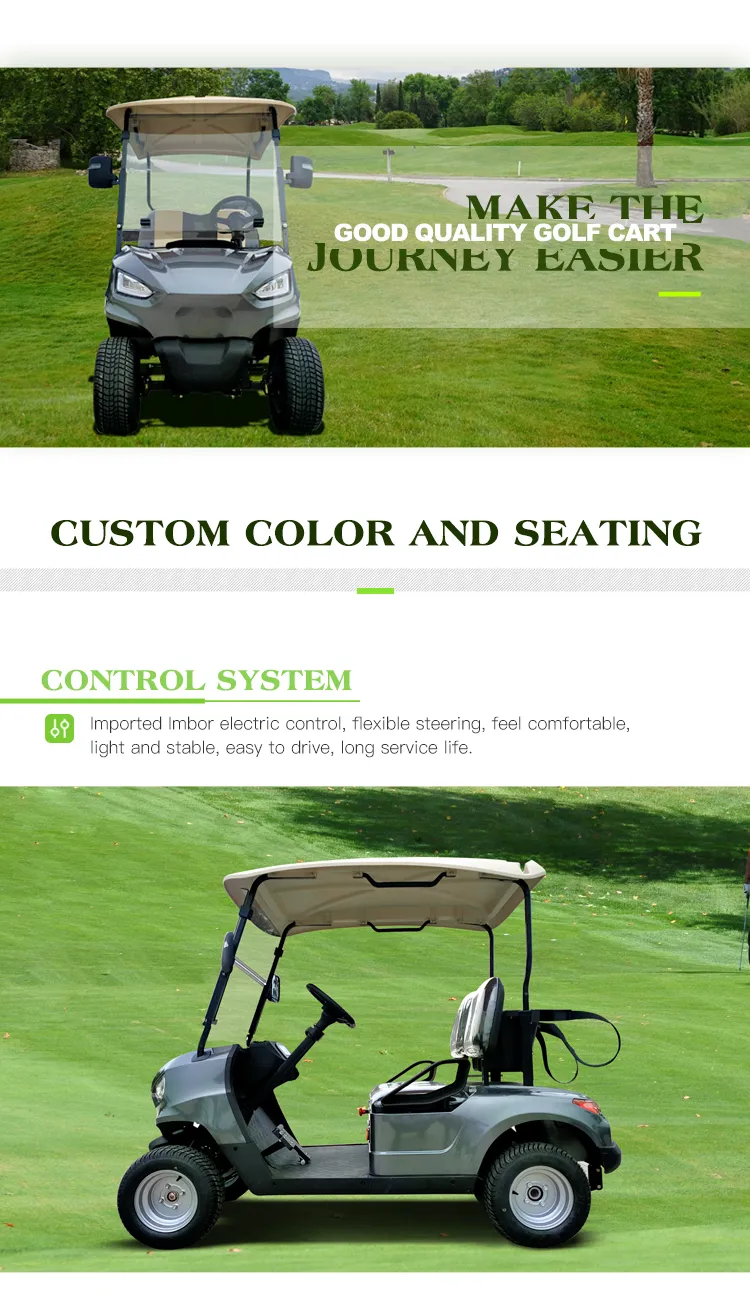 Buggy/Golf Carts Shandong, China E Z Go Cart with CE Hkgr-C2