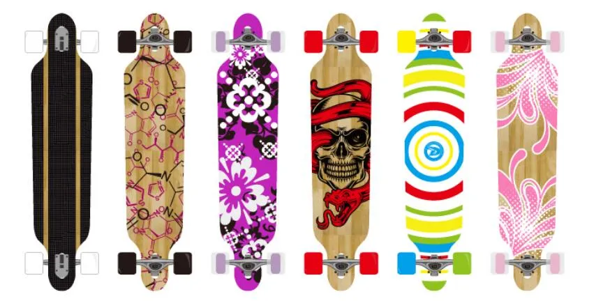 Canadian Longboard High Quality Skateboard Maple Long Board From Factory