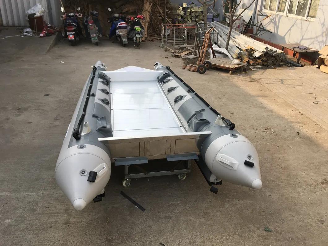 CE Certification Gtg450 Goethe High Speed Inflatable Boat Small Fishing Boats Used Gospel Catamaran for Sale