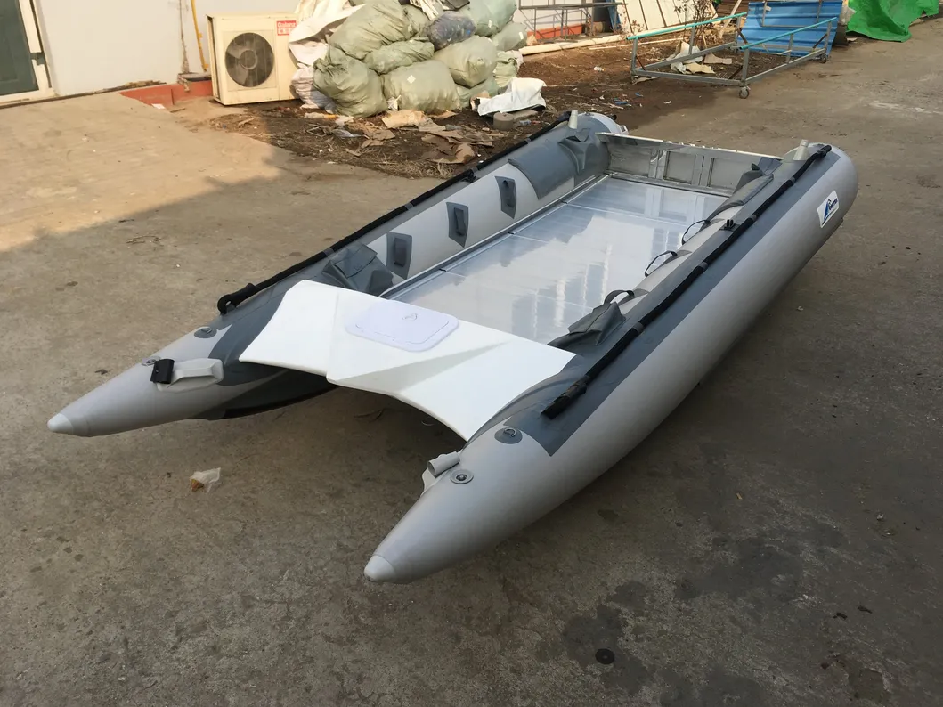CE Certification Gtg450 Goethe High Speed Inflatable Boat Small Fishing Boats Used Gospel Catamaran for Sale