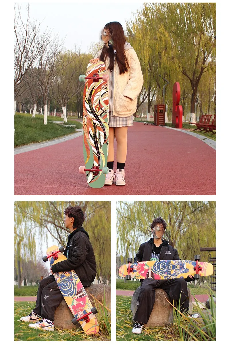 China Xiuna Factory Outlet 8 Ply Maple Wood Skateboard Helmet