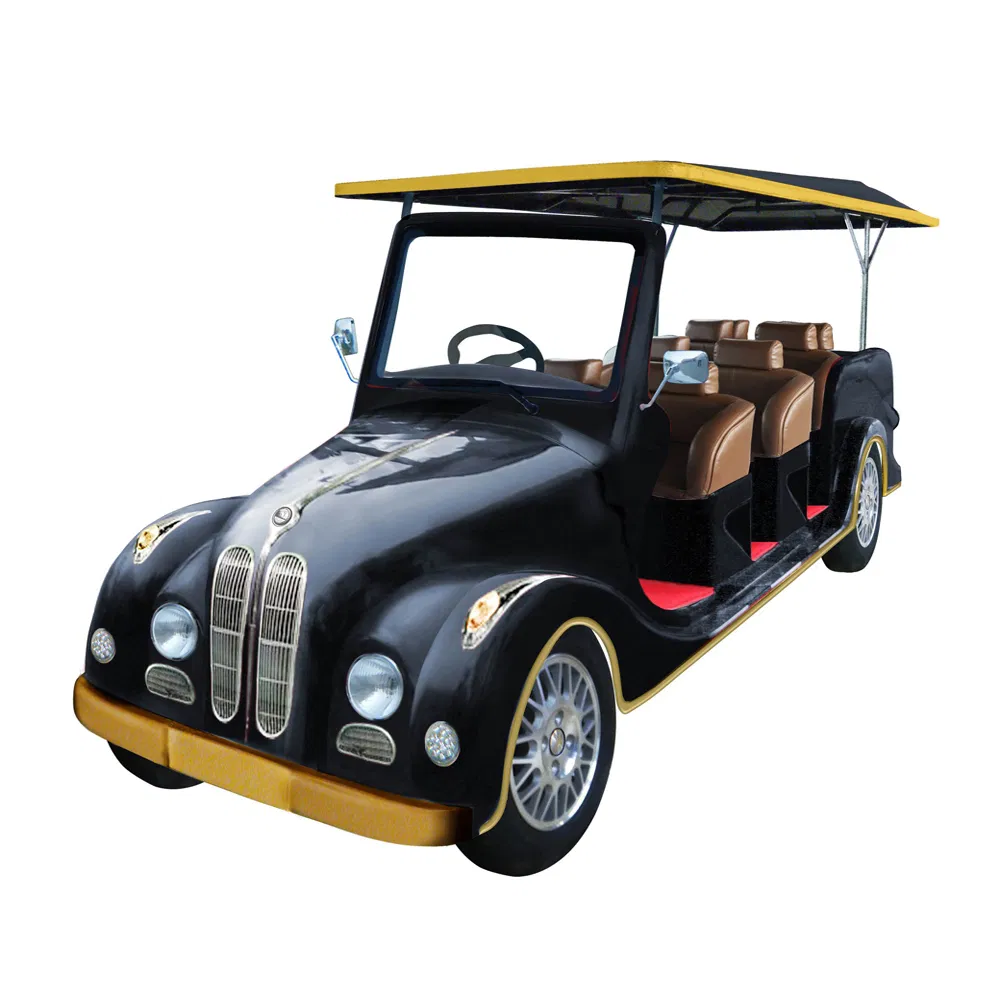 Competitive Price Good Design Sightseeing Club Electric Classic Car with Windshield for Golf Course