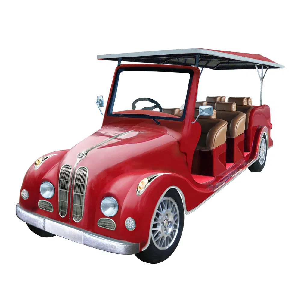 Competitive Price Good Design Sightseeing Club Electric Classic Car with Windshield for Golf Course