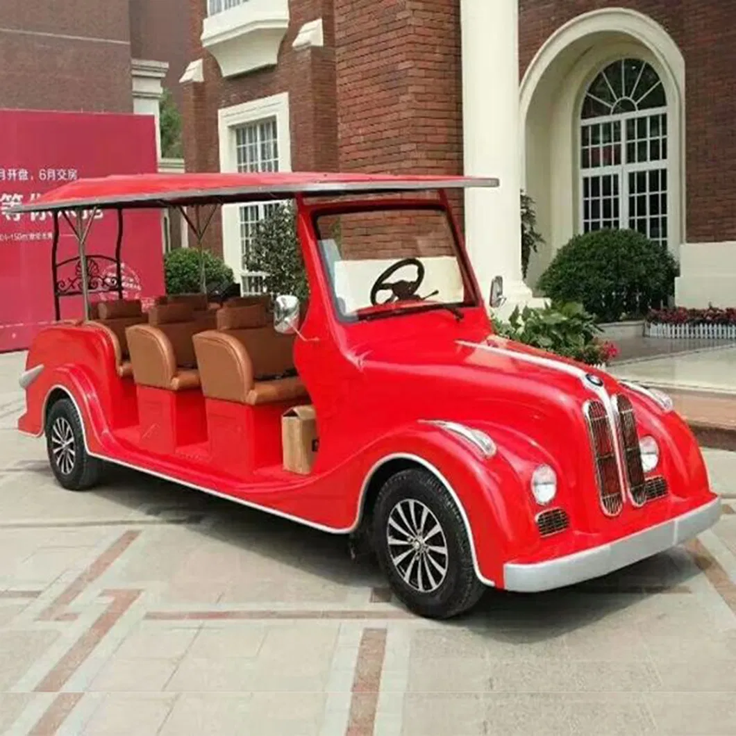 Competitive Price Good Design Sightseeing Club Electric Classic Car with Windshield for Golf Course