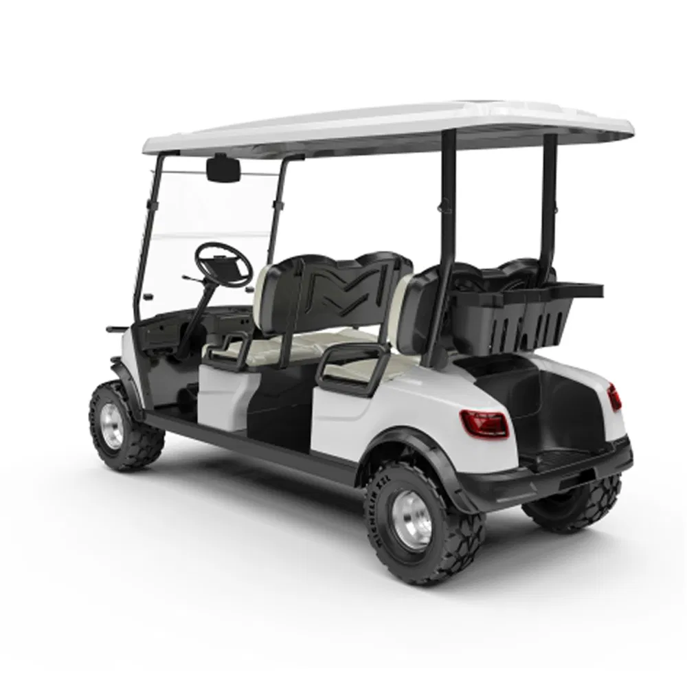 Competitive Price Marshell 4 Seater Mini Electric Golf Car Battery Powered Golf Cart (DH-M4)