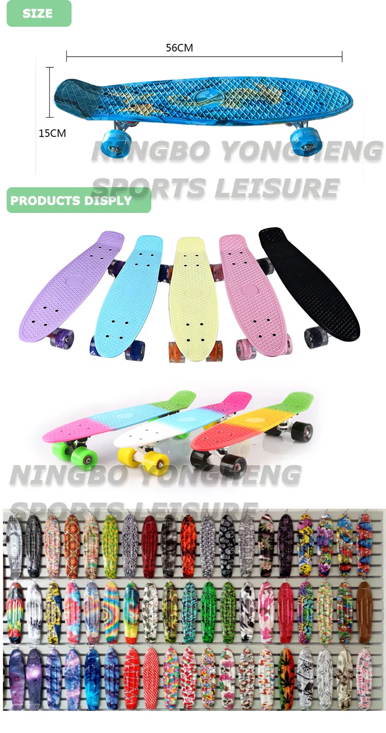 Complete 22′′ Mini Cruiser Skateboard for Beginner with Sturdy Deck