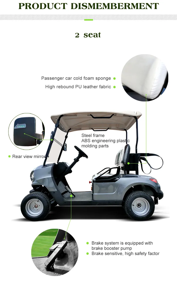 Course, Tourist Area, Villa, Amusement Park Can Be Cutomized Buggies Golf Buggy