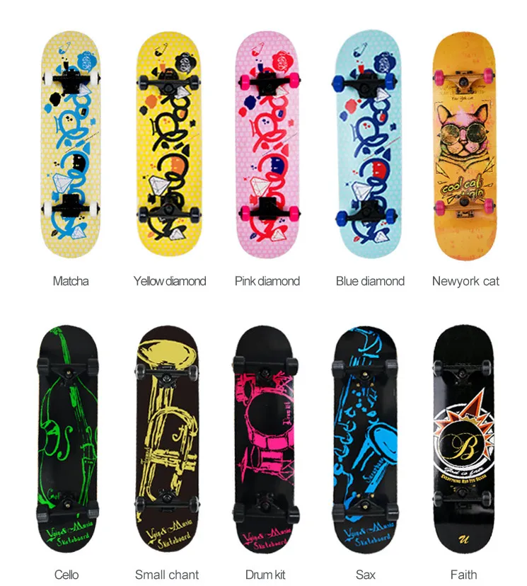 Custom Skateboard Deck and Truck Wholesale Skateboard with Wheels