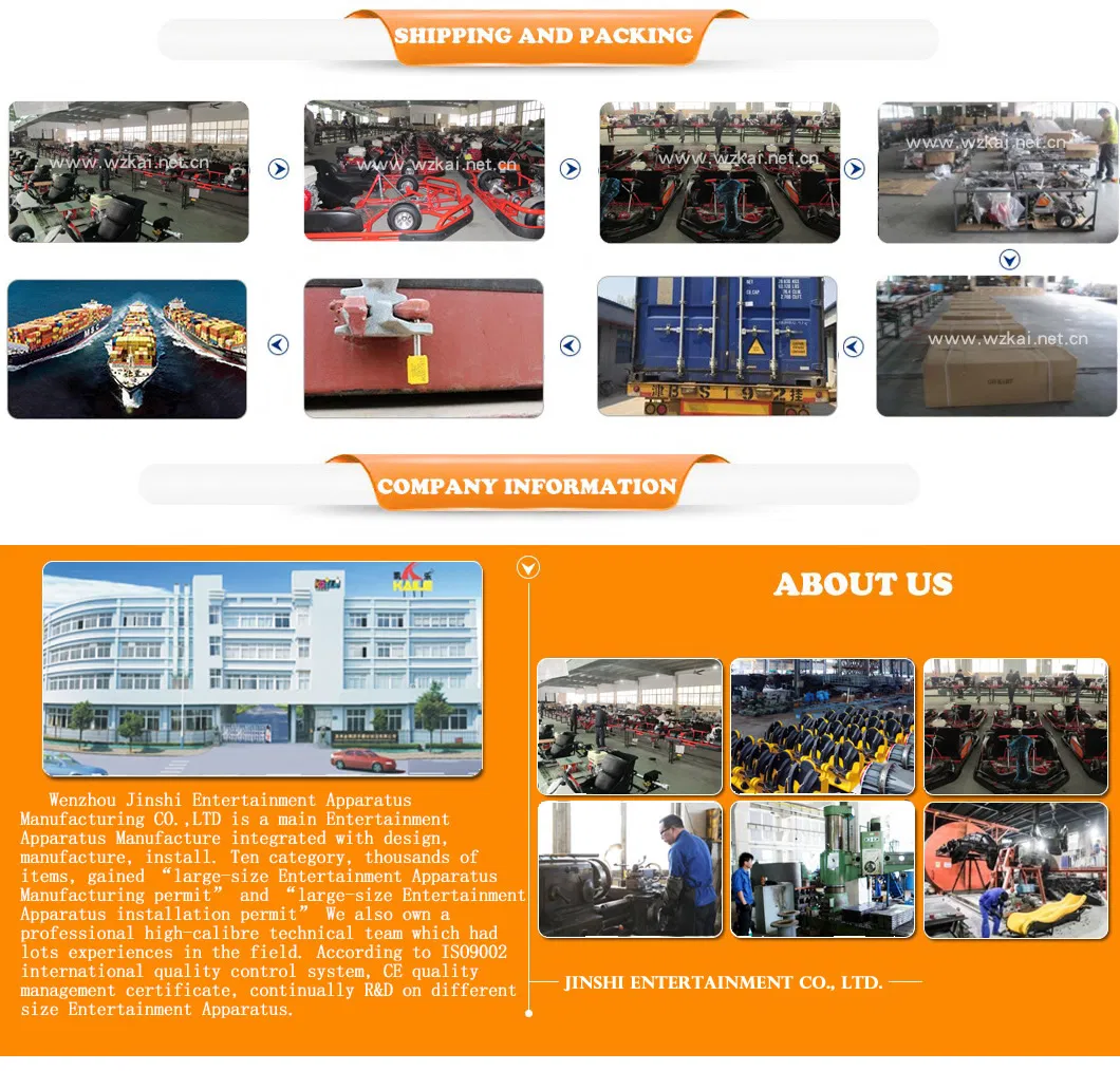 Factory 2seat Buggy 2 Persons Adult 270cc Gasolina Racing Pedal Go Kart