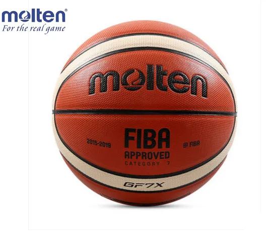 Fiba Official Size and Weight PU Leather Molten GF7X Basketball