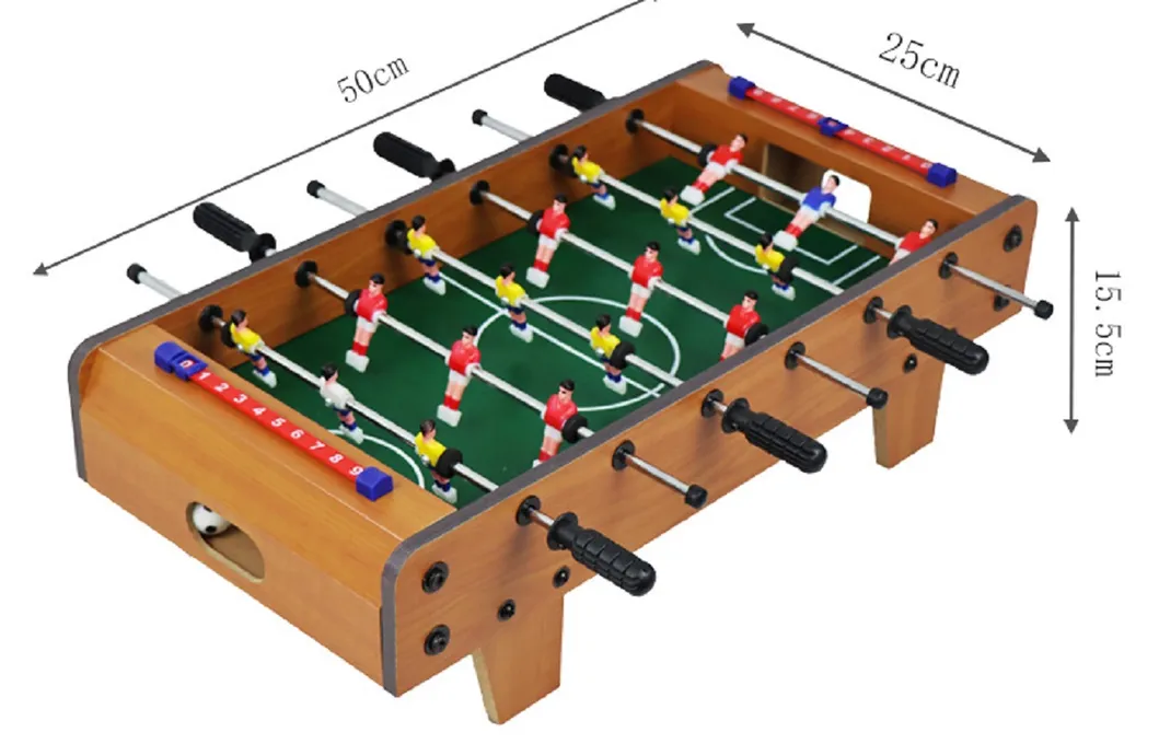 Football Foosball Table Top Game, Table Fu Ball Mini Football Table Plastic Football Game, Football Table Top Kids Family Indoor Soccer Foosball Esg17502