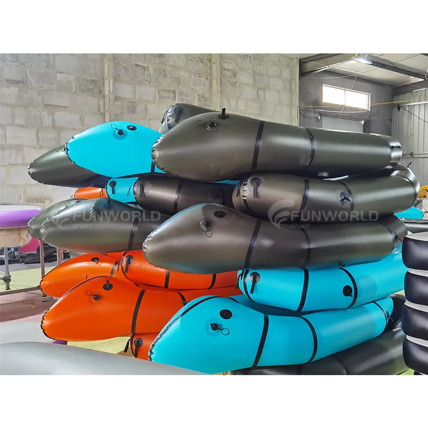 Funworld Ww Ultralight TPU 2-Person Folding Kayak, Rafting Boat Adventure Fot Rafting Fishing