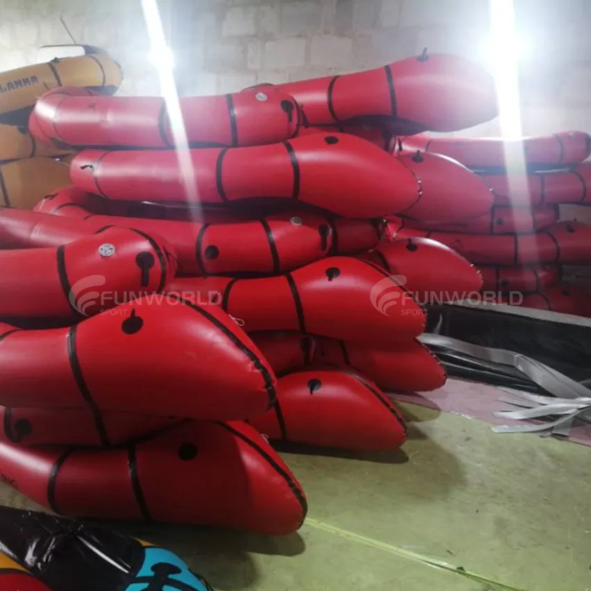 Funworld Ww Ultralight TPU 2-Person Folding Kayak, Rafting Boat Adventure Fot Rafting Fishing