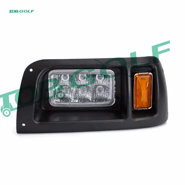 Golf Cart LED Taillights with Bezels - Club Car Ds, Ymh, Ezgo