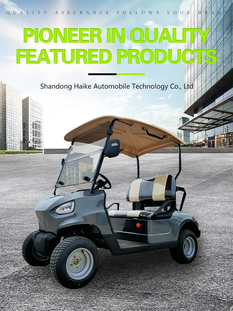 Haike Brand Electric Golf Buggy Electric Golf Cart 2 Seaters