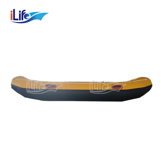 Ilife Inflatable White Water River Flying PVC/Hypalon Inflatable Raft Boat Fishing Whitewater Self Baling Raft with Drop Stitch Floor