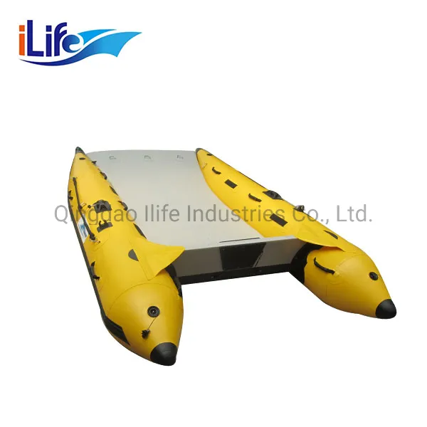 Ilife Sailing Fishing Boat Aluminum Passenger Inflatable Catamaran for Sale