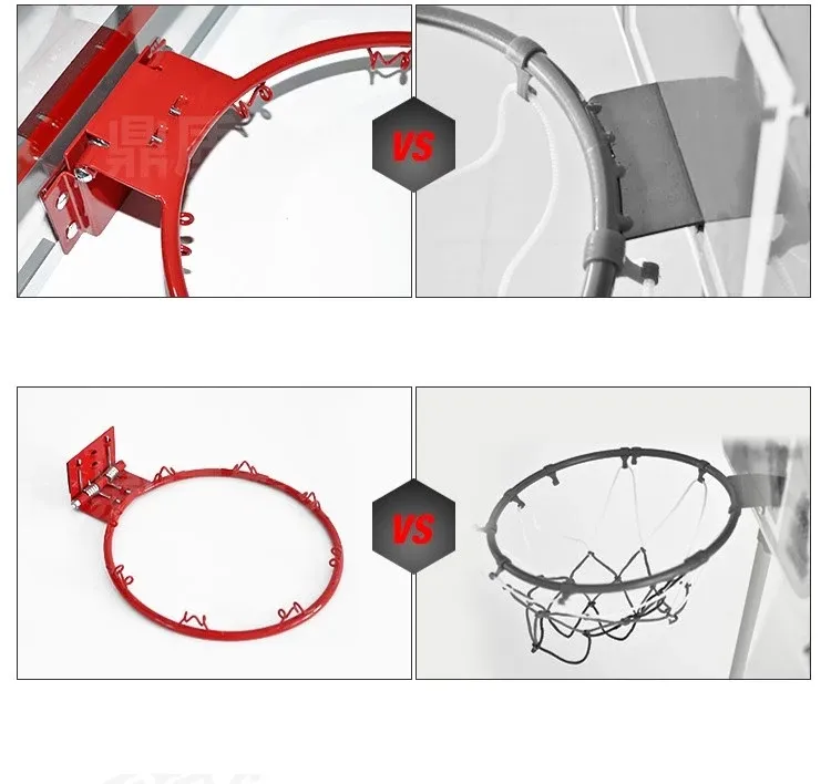 Indoor Hanging Wall Mounted Basketball Goal Hoop Rim