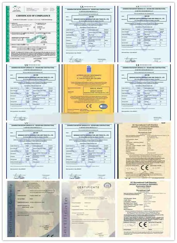 Intex Mariner Gtka390 Rib Aluminium Boat Yatch Dealers Inflatable Fishing Boats Made in China Pontoon Aluminum Gospel Bateau De Pche