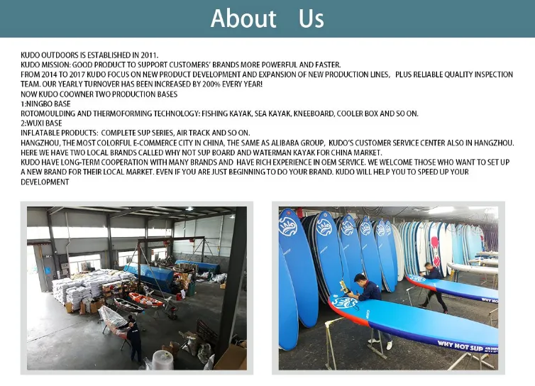 Kudo Outdoors New Product 4.1m Expedition LLDPE Single Sea Kayak Sit in Kayak