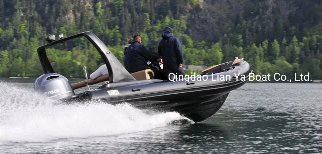 Liya 6.6meter/22feet Rib Boat Hypalon Large Inflatable Rigid Boat Ce