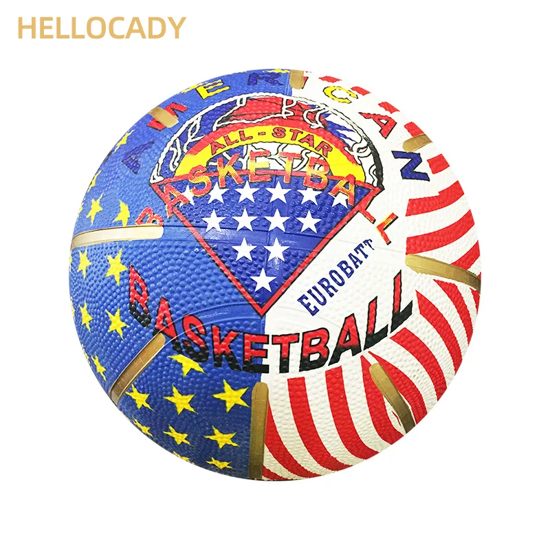 Manufacturer Offficial Size3/5/7 Inflatable Kids Indoor Outdoor Colorful Basketball
