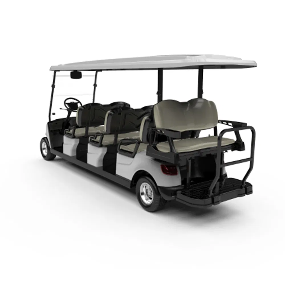 Marshell 8 Seater Electric Lifted Golf Car Hot Selling Low Speed Motor 3kw Electric Golf Car (DG-M6+2)