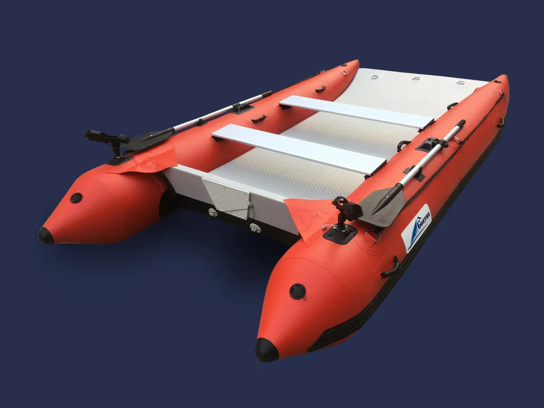 Mc365 Goethe Air Inflatable Fishing Race Boat Inflatable Catamaran Hypalon Banana Boat Kayak for Hot Sale