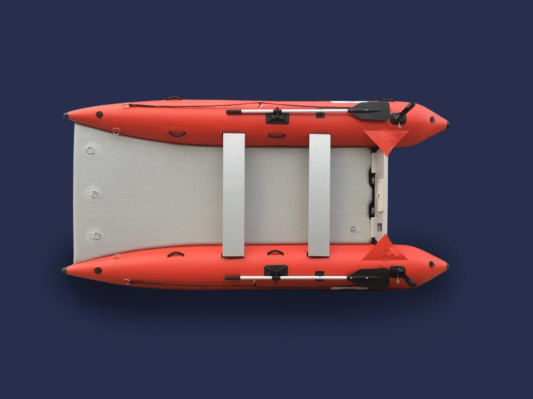 Mc365 Goethe Air Inflatable Fishing Race Boat Inflatable Catamaran Hypalon Banana Boat Kayak for Hot Sale